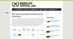 Desktop Screenshot of knivesandsurvival.com